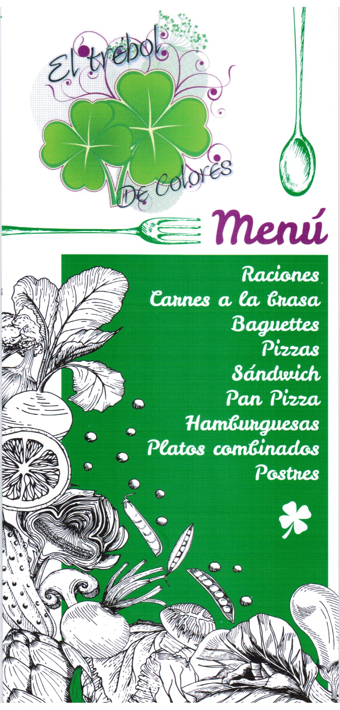 Carta de El Trebol de Colores — página 1